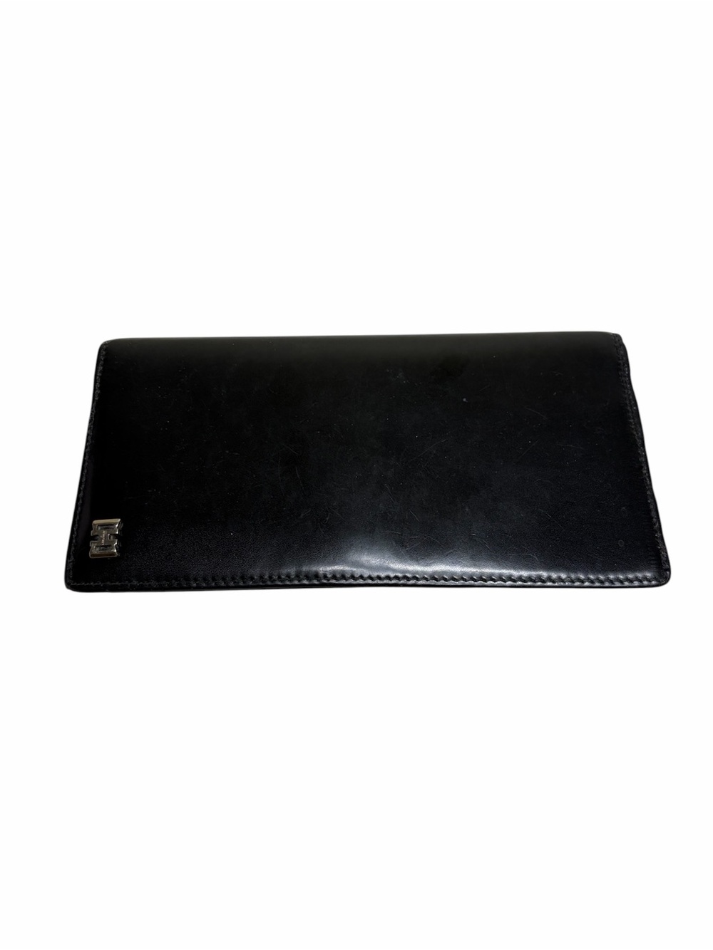 Salvatore Ferragamo Men's Black Leather Long Wallet